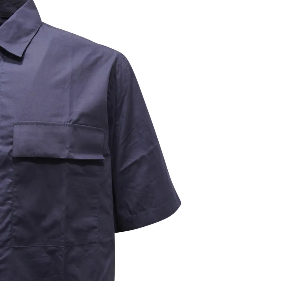 3080AV CAMICIA UOMO LOW BRAND MAN SHIRT BLUE