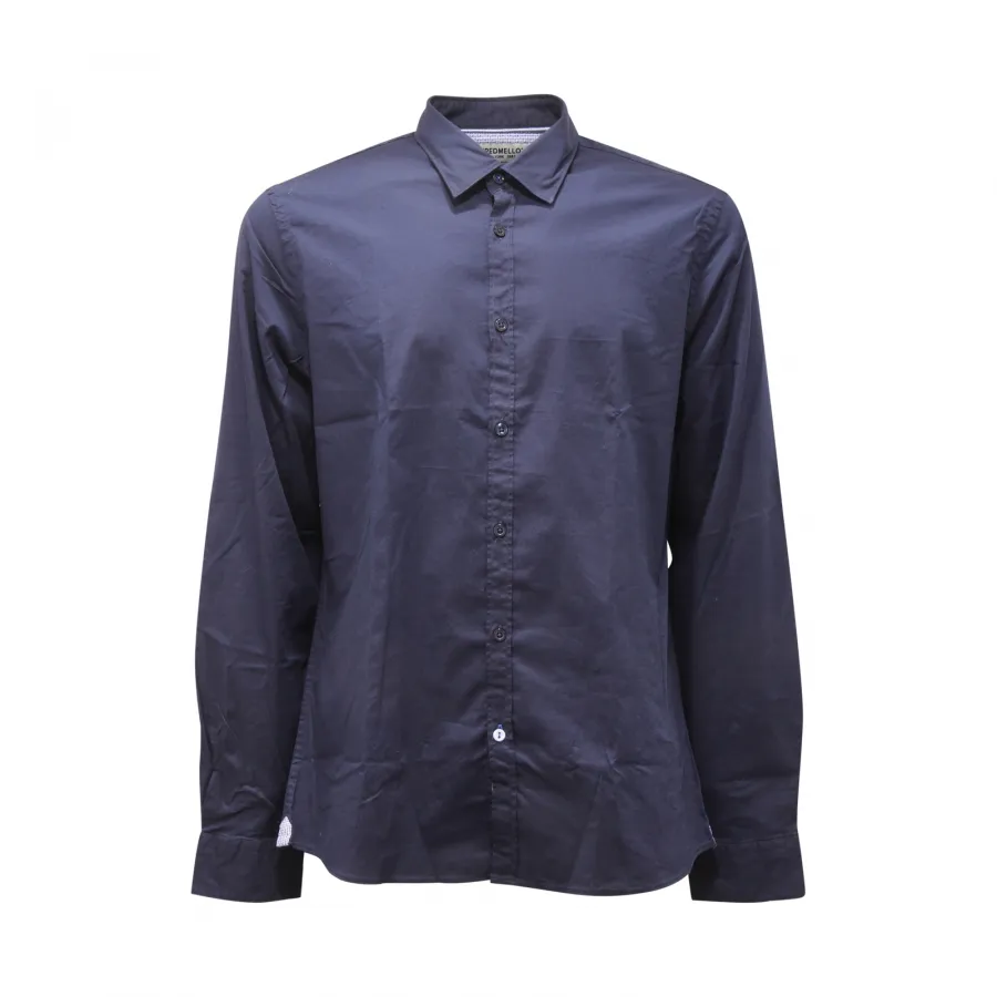 3835AR camicia uomo FREDMELLO man shirt blue