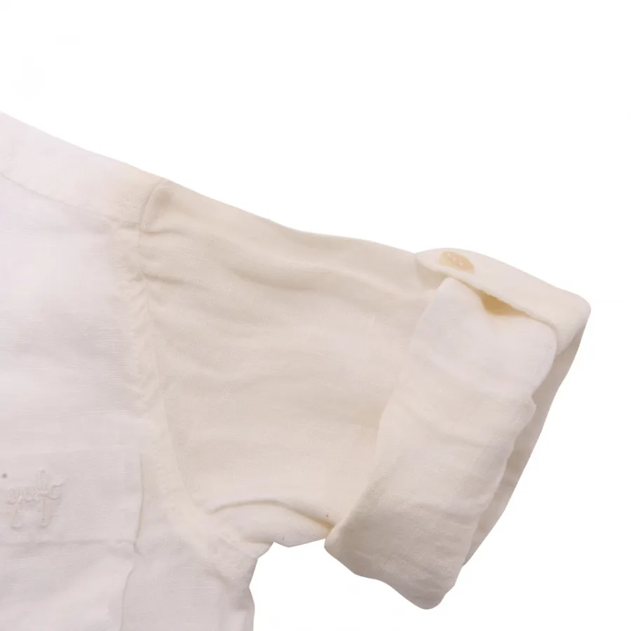 8584AP camicia bimbo IL GUFO boy kids linen shirt