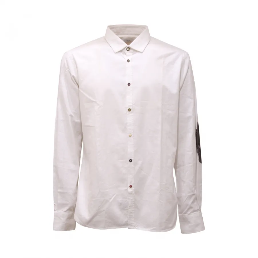 8783AQ camicia uomo AGLINI DAVID man distressed shirt