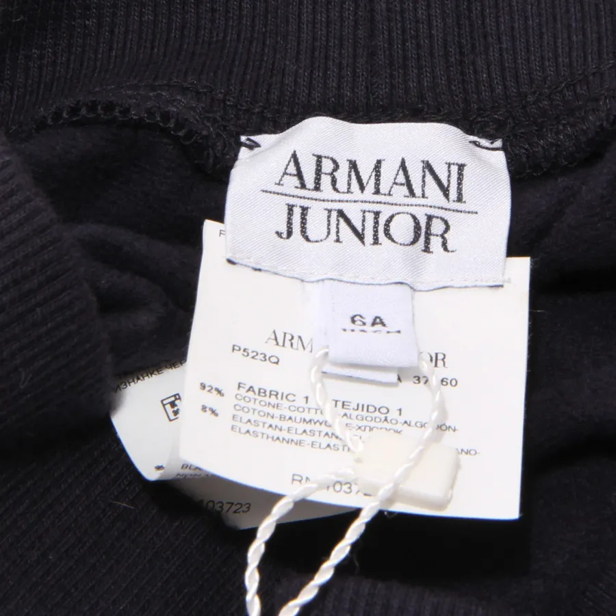 9721U pantalone tuta bimba ARMANI JUNIOR blu cotone jogging pant  kid
