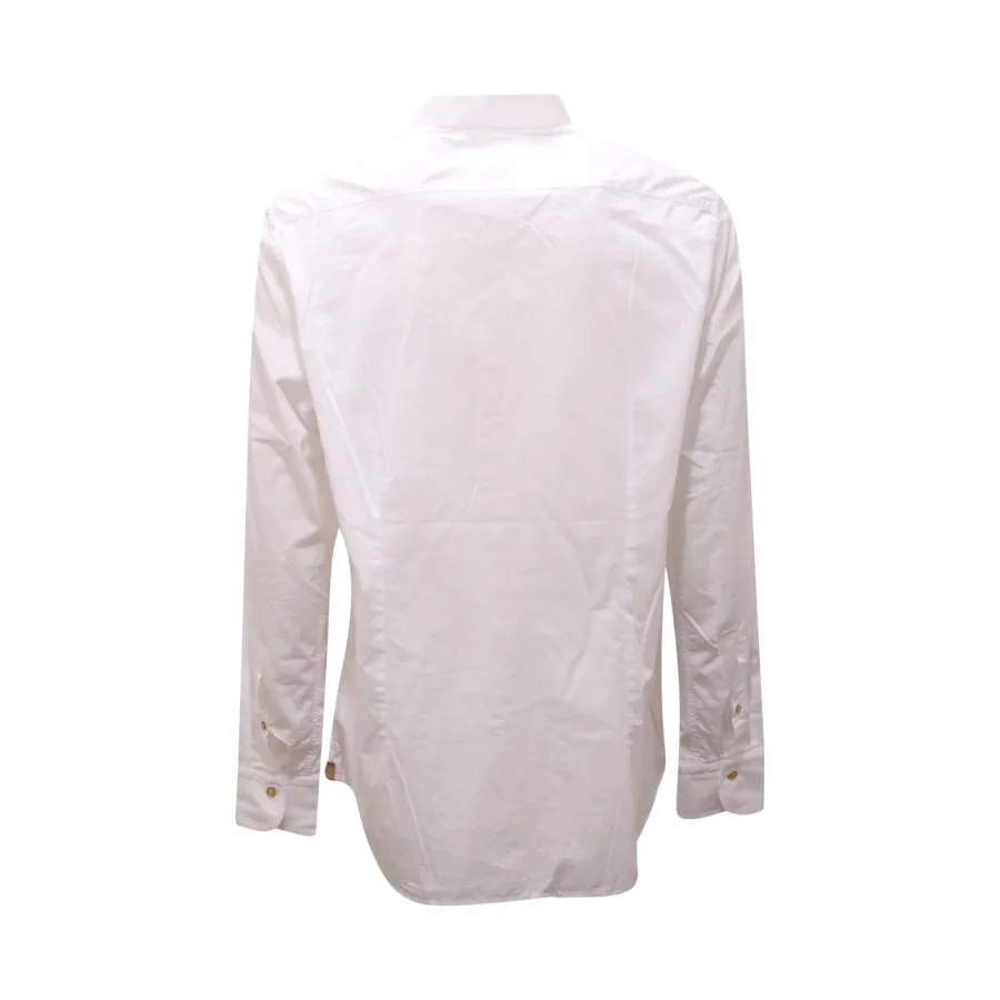 9805AQ camicia uomo MATTEUCCI SLIM man shirt white