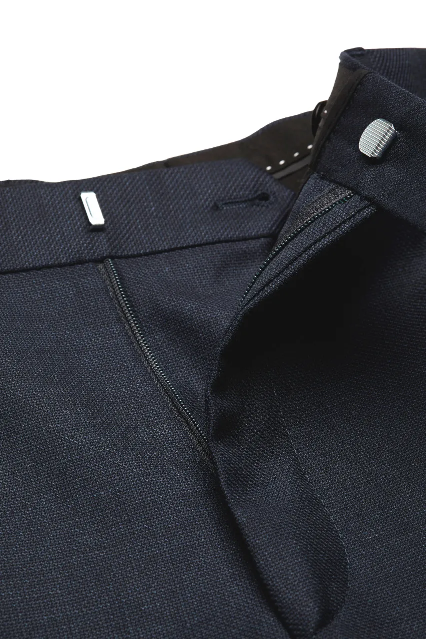 Abito blu digel drop quattro corto in lana vitale barberis canonico