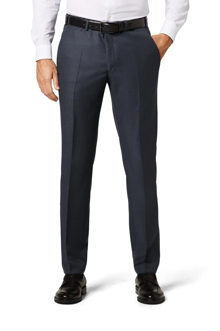 Abito blu digel drop quattro corto in lana vitale barberis canonico
