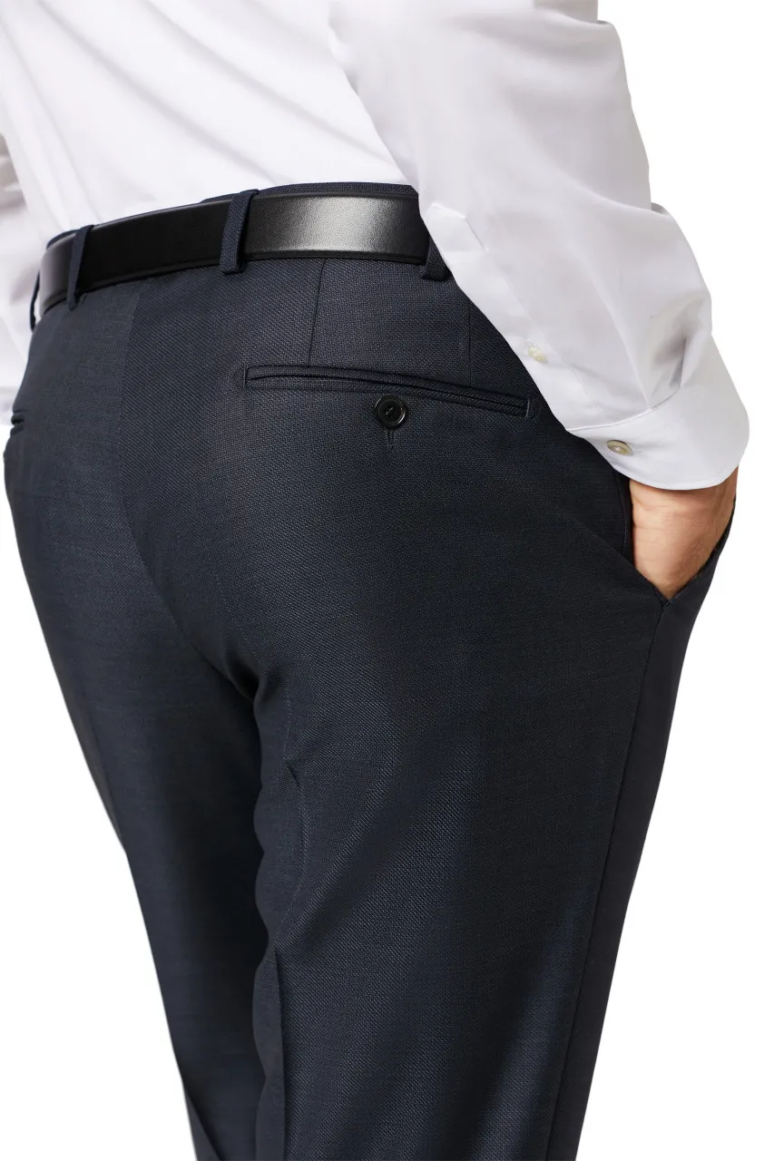 Abito blu digel drop quattro corto in lana vitale barberis canonico