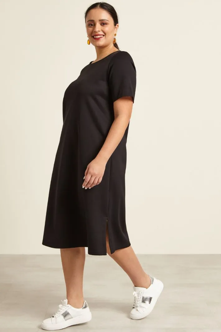 Abito in jersey di cotone e nylon