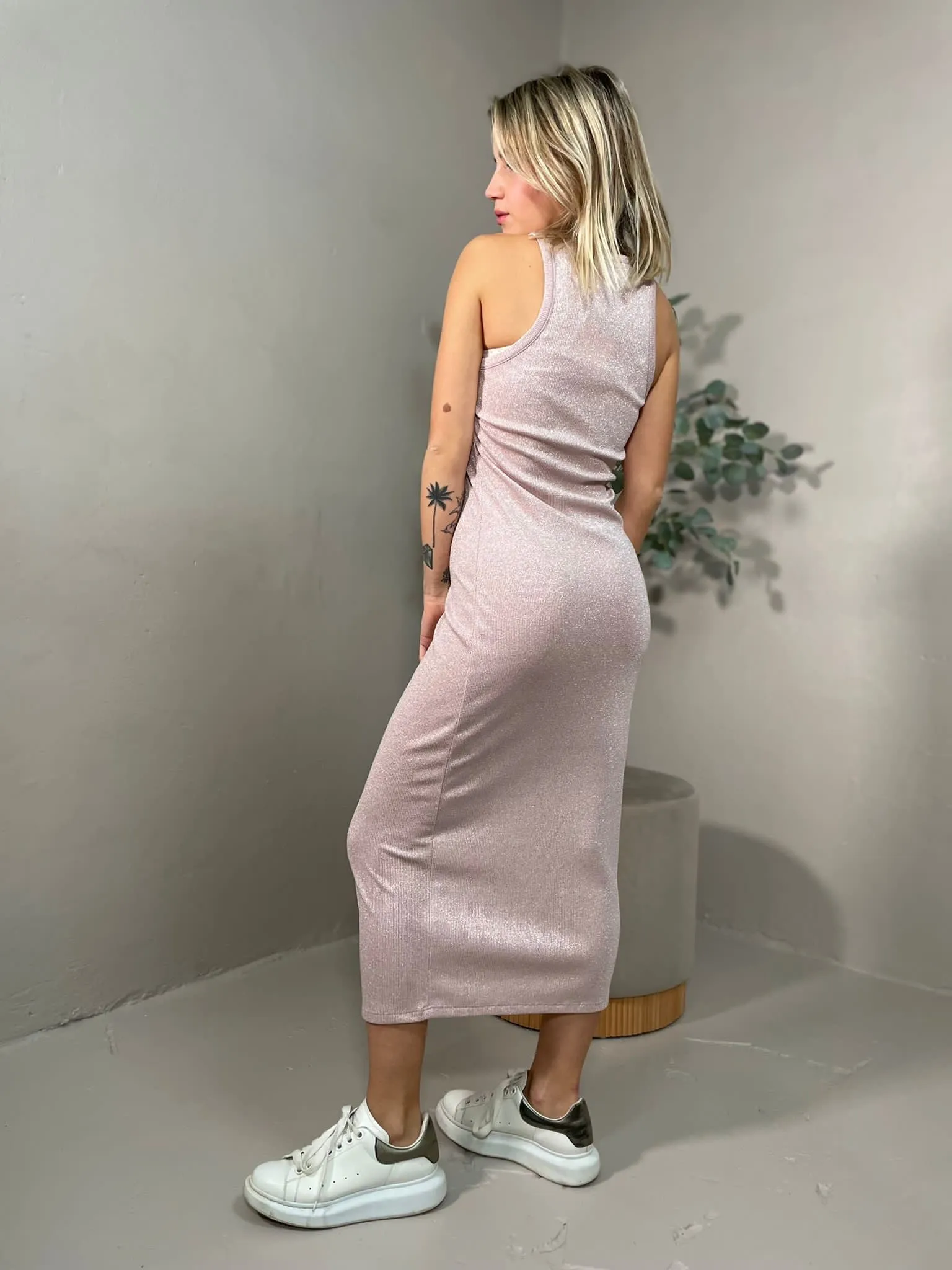 Abito Rosa Lurex Vicolo
