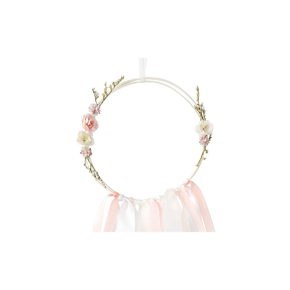 Acchiappasogni Decorazione per Cerimonie,  Bianco e rosa.Cf da 3
