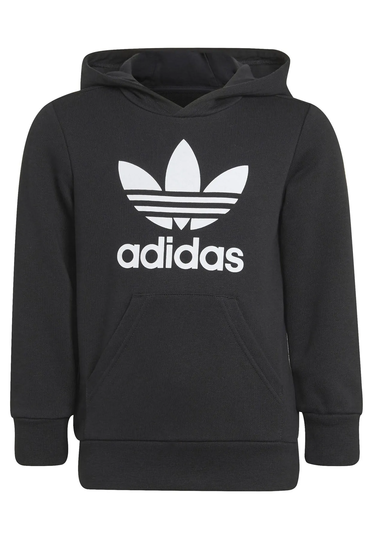 Adidas tuta nera bambino in cotone