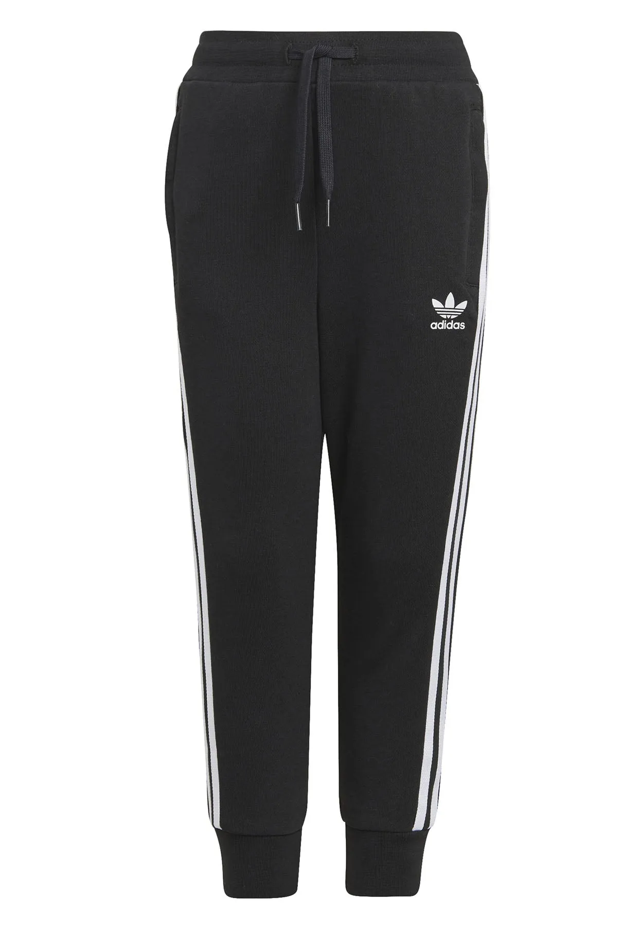 Adidas tuta nera bambino in cotone