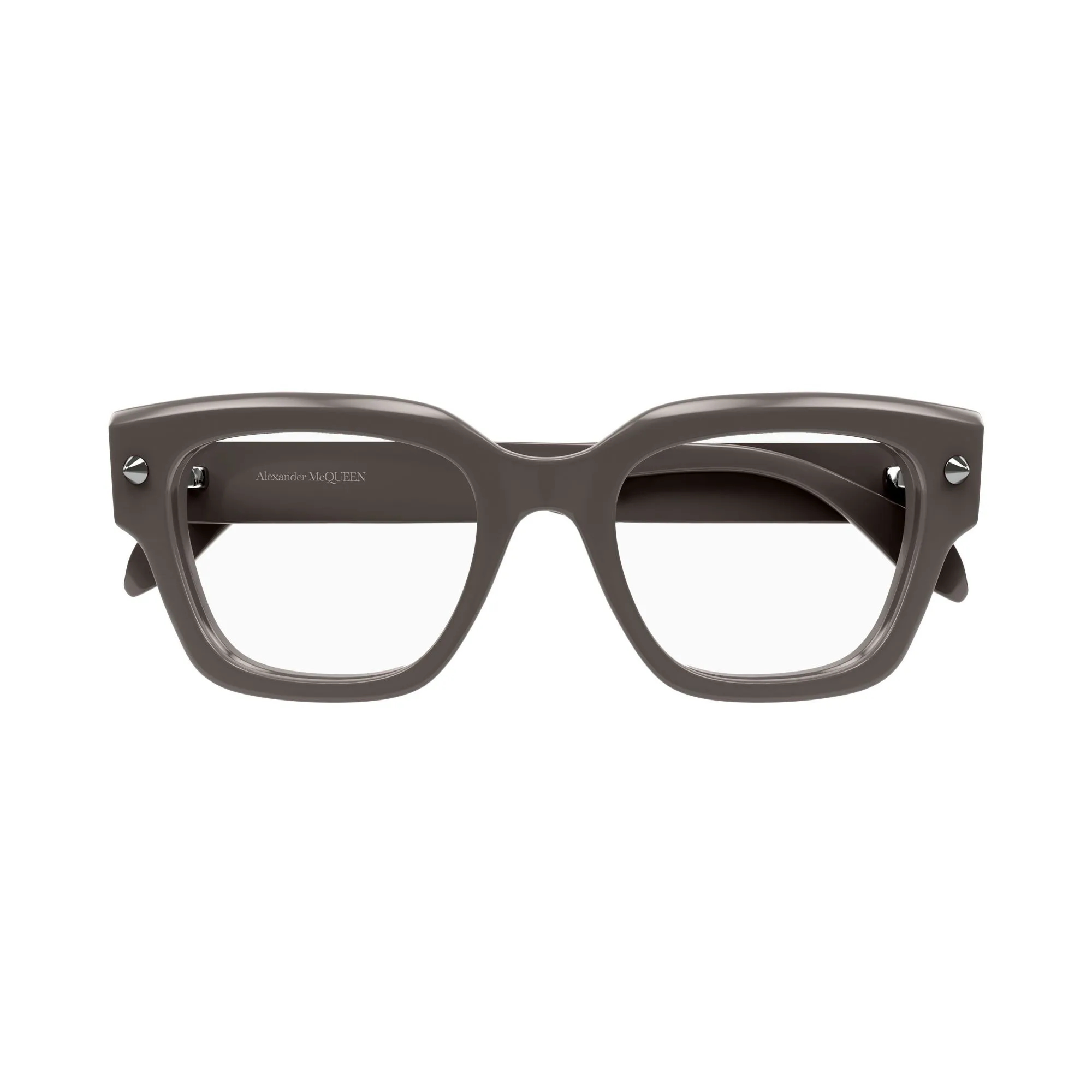   Alexander McQueen AM0411O - 003 Marrone | Occhiale Da Vista Uomo 