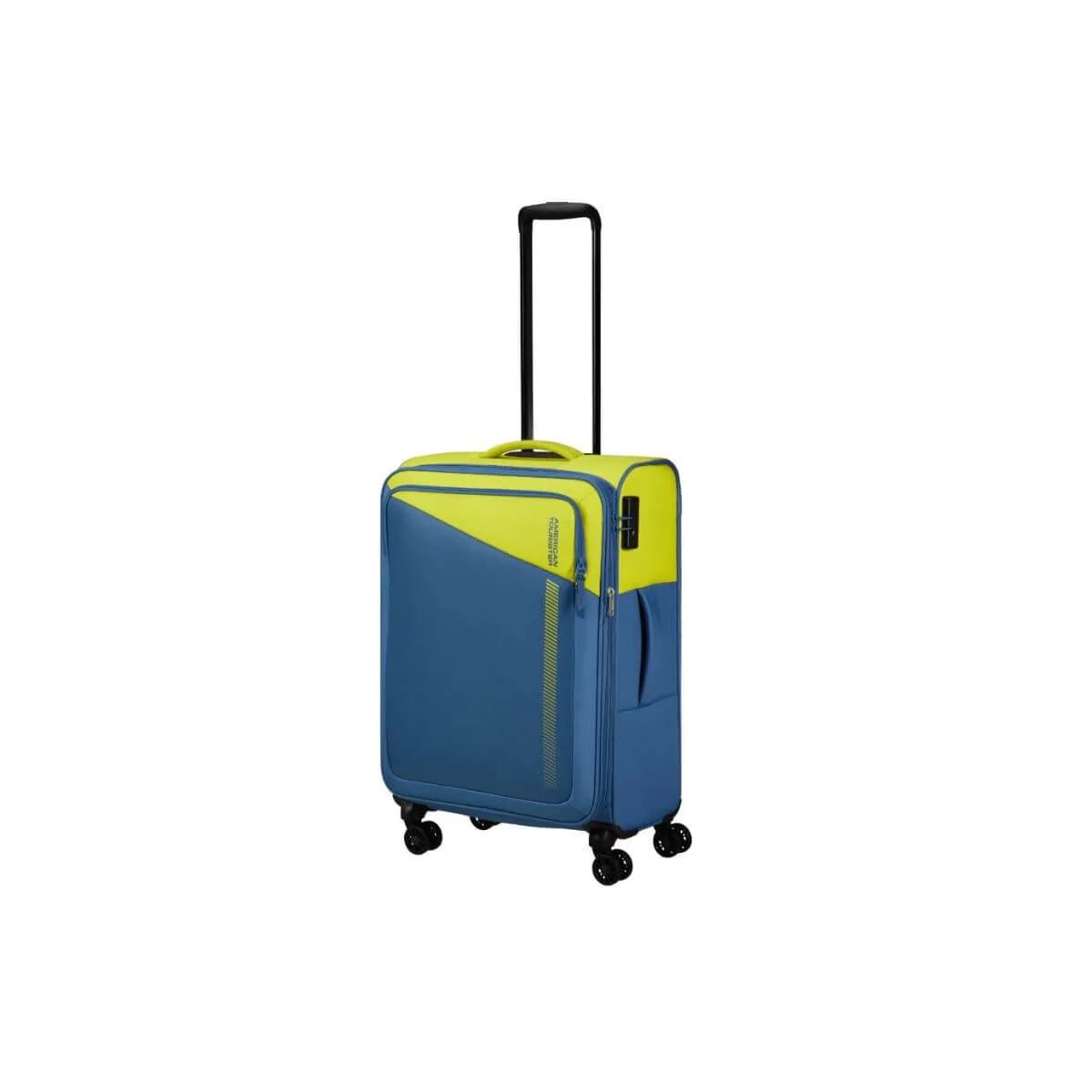 AMERICAN TOURISTER TROLLEY MEDIO MF7-002-74 DARING DASH LIME CORONET  