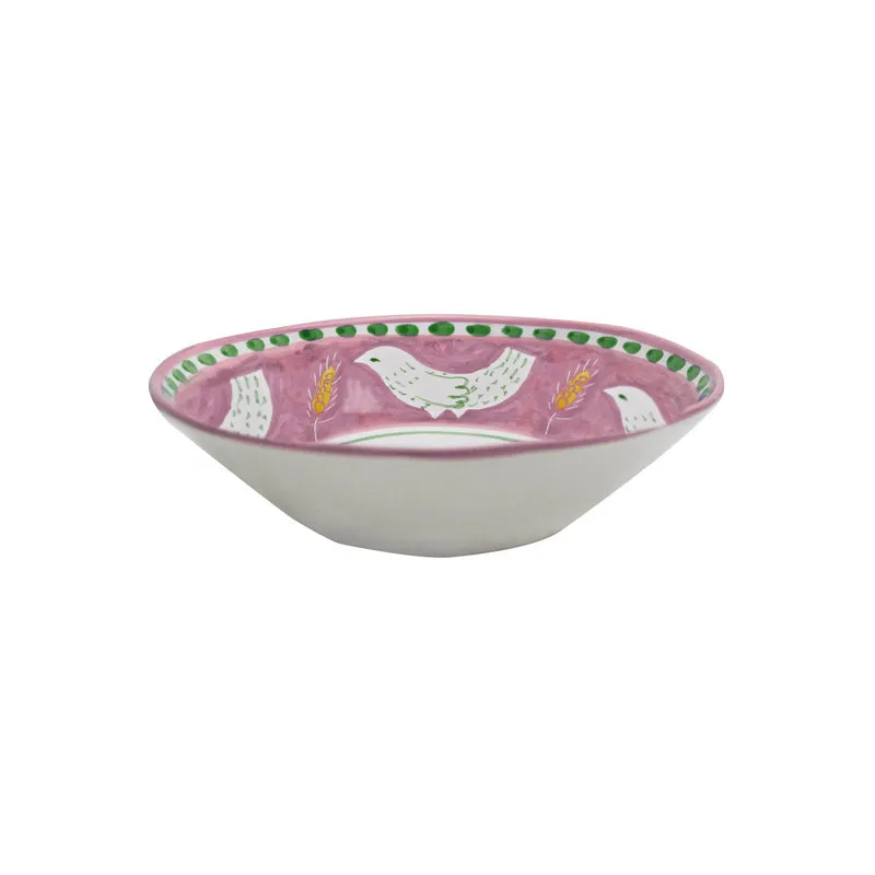 Arcucci Materia piuma rosa piatto fondo 23 cm