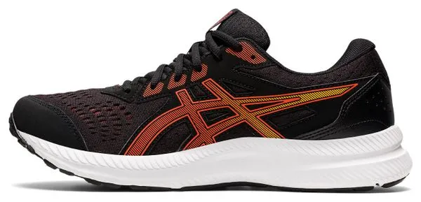 Asics Gel Contend 8 Running Shoes Black Orange