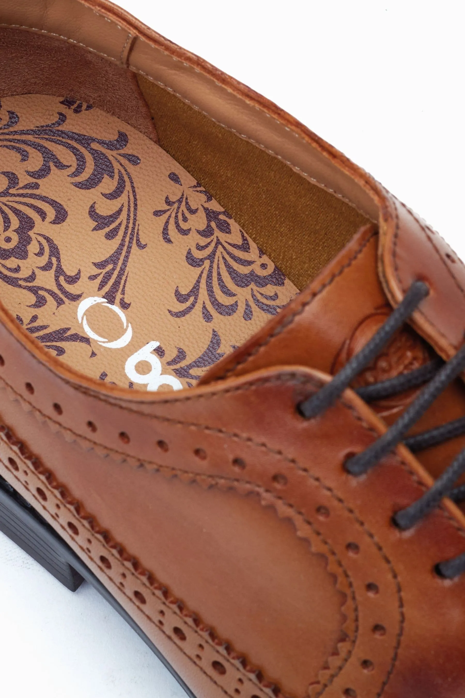 Base London Castello - Scarpe Pizzo stile brogue