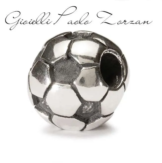 Beads Trollbeads in Argento Pallone da Calcio TAGBE-50006