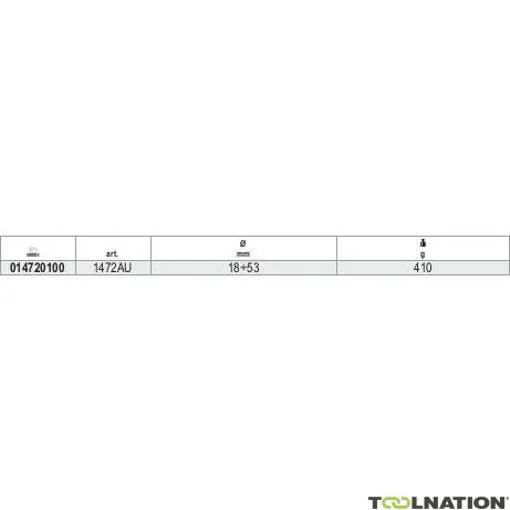 Beta 014720100 1472Au Pinze stringitubo 18÷53 Ø mm