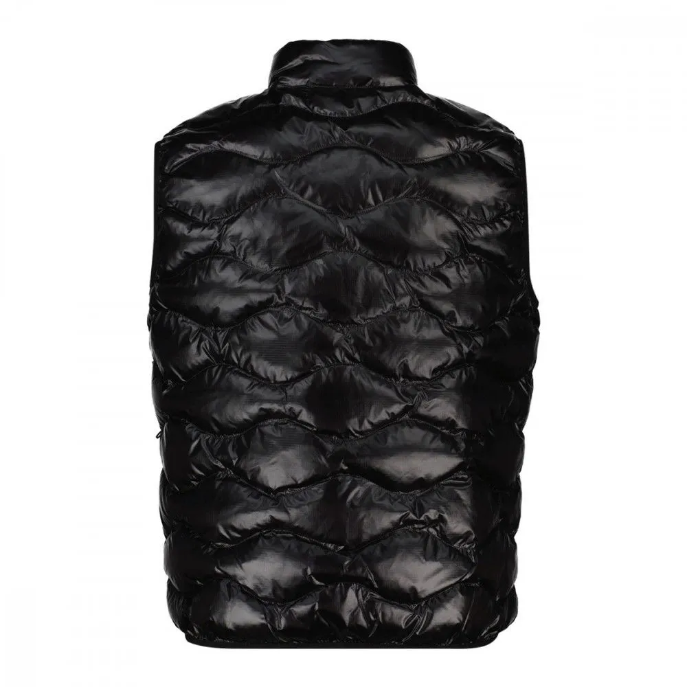 BLAUER PIUMINO SMANICATO AD ONDE