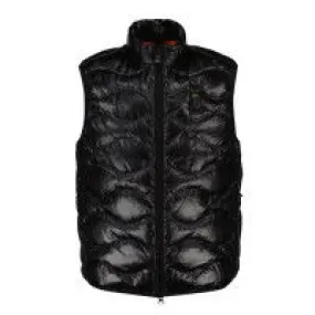 BLAUER PIUMINO SMANICATO AD ONDE