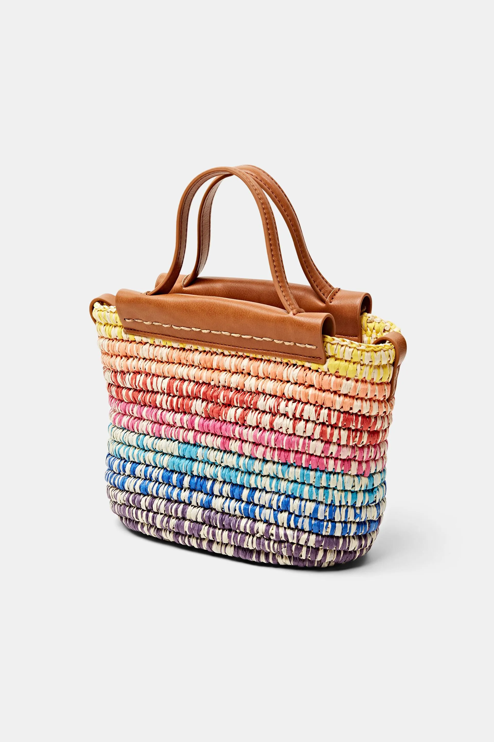 Borsa a tracolla in carta intrecciata