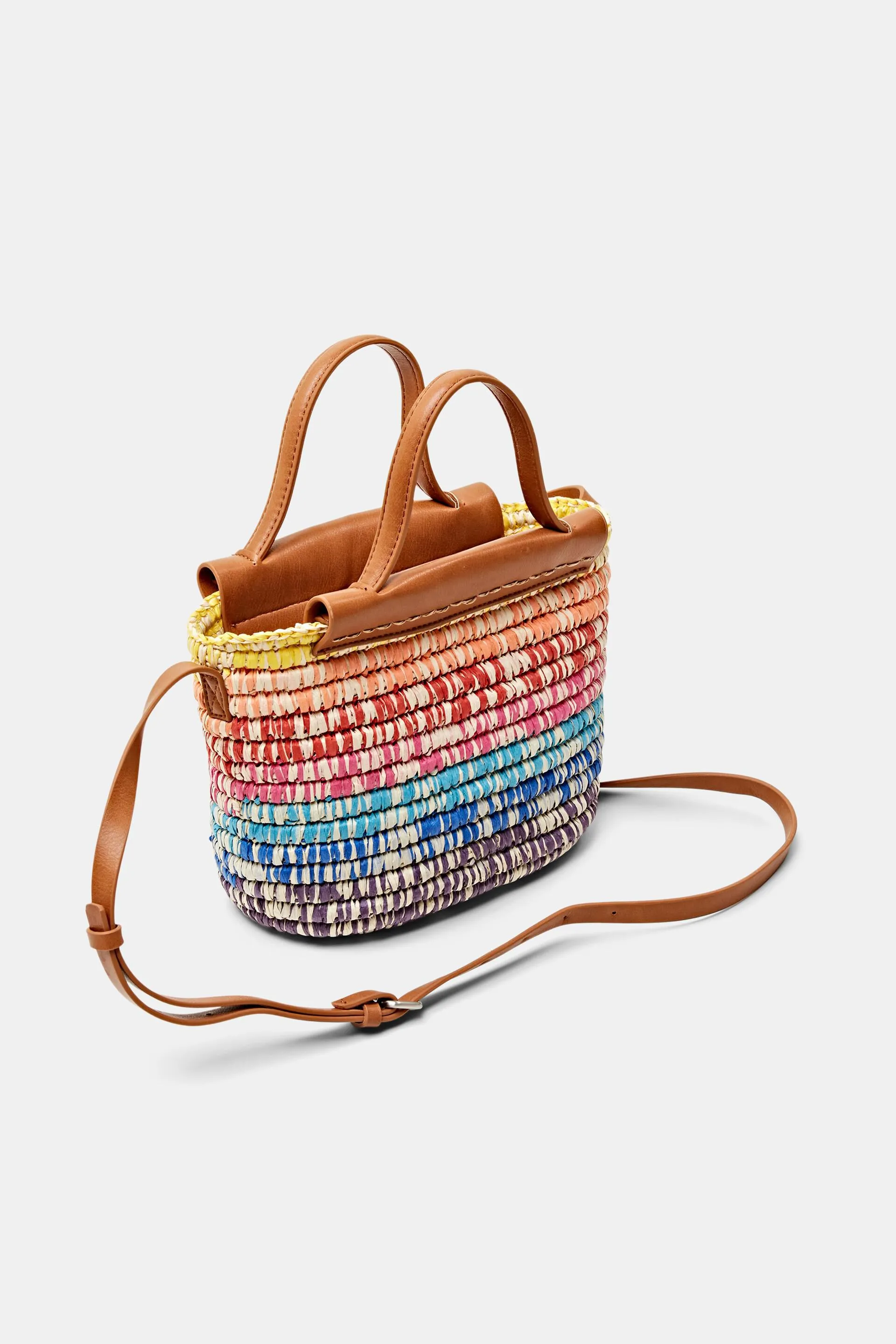 Borsa a tracolla in carta intrecciata