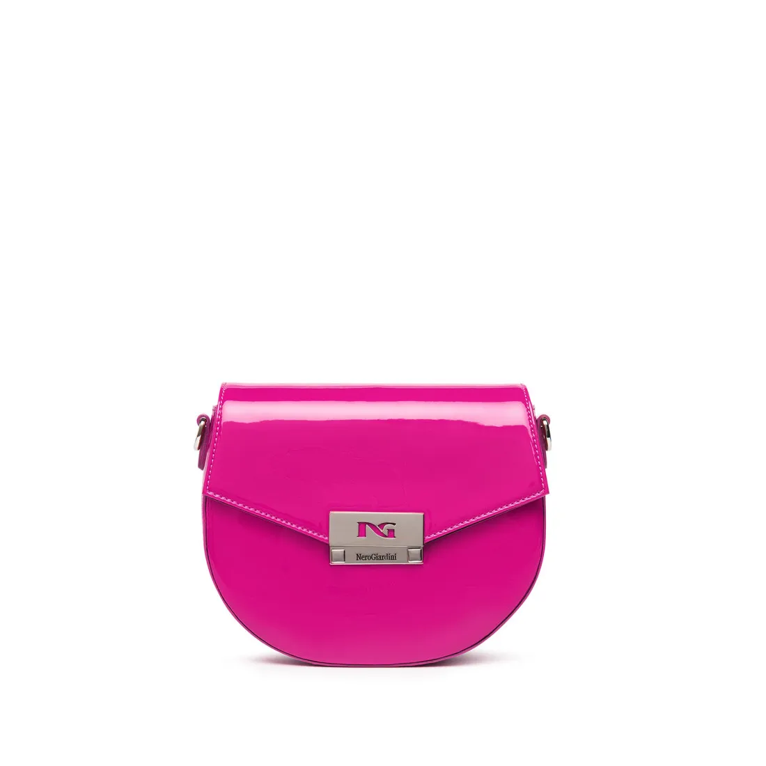 Borsa a tracolla NeroGiardini fuchsia lucido