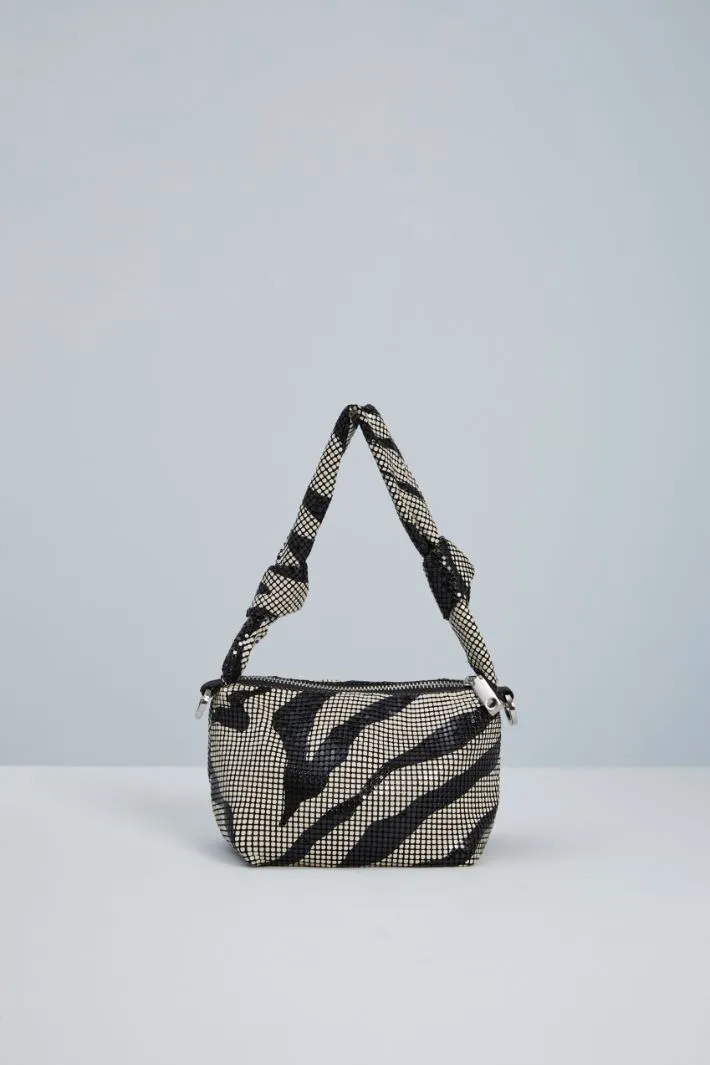 Borsa in rete di metallo