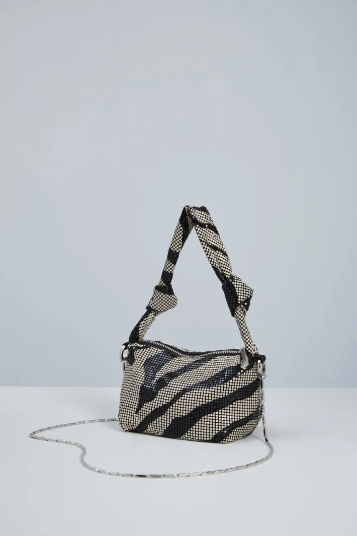 Borsa in rete di metallo