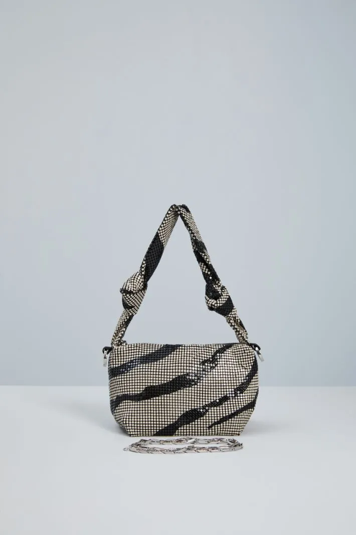 Borsa in rete di metallo