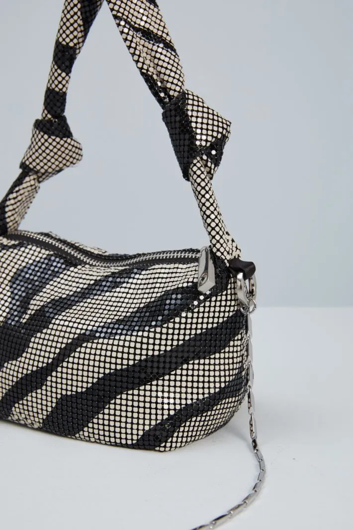 Borsa in rete di metallo