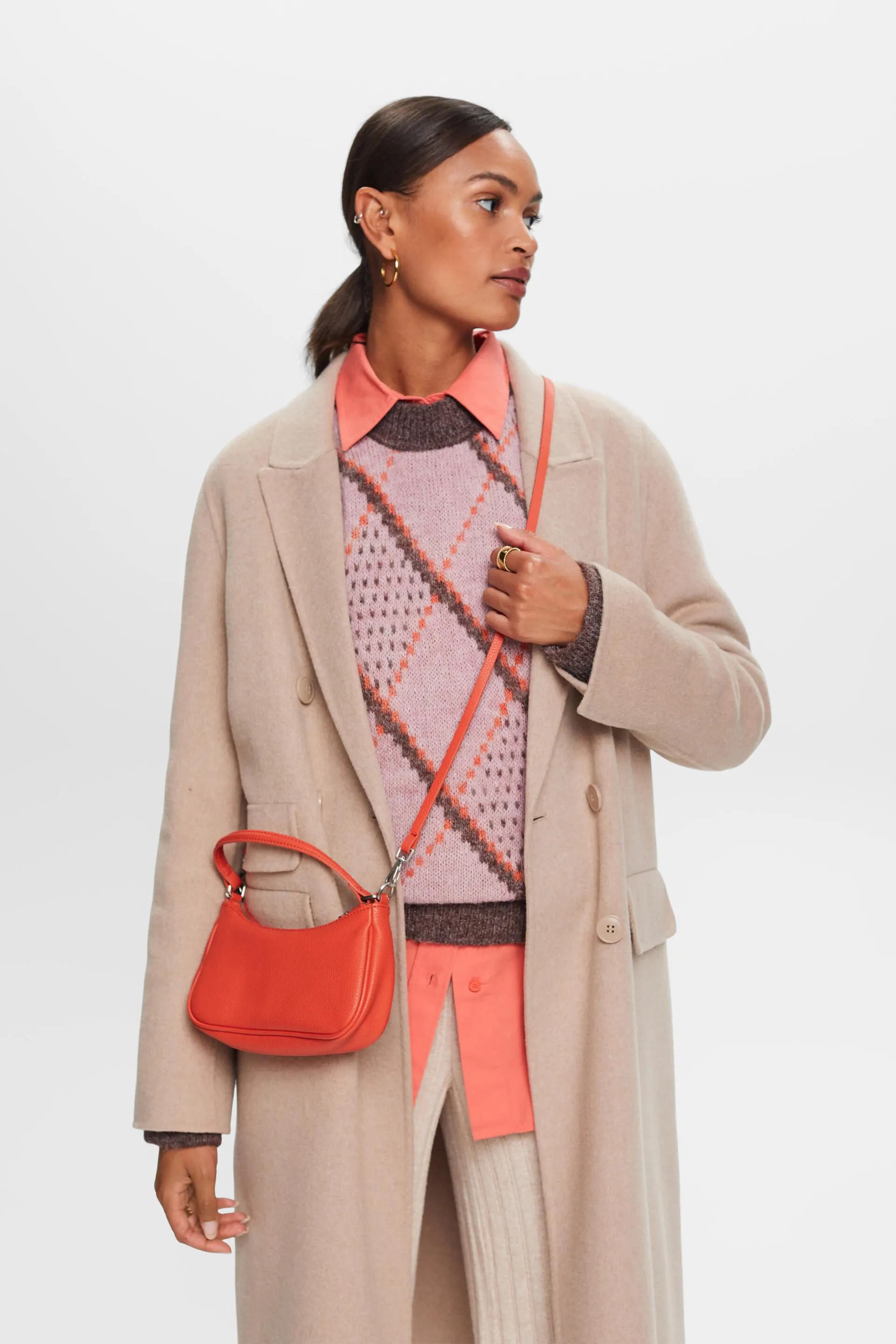 Borsa mini a tracolla in similpelle