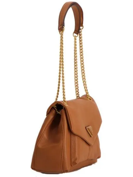 Borsa Simil Pelle Guess Laryn BA919621 Cognac