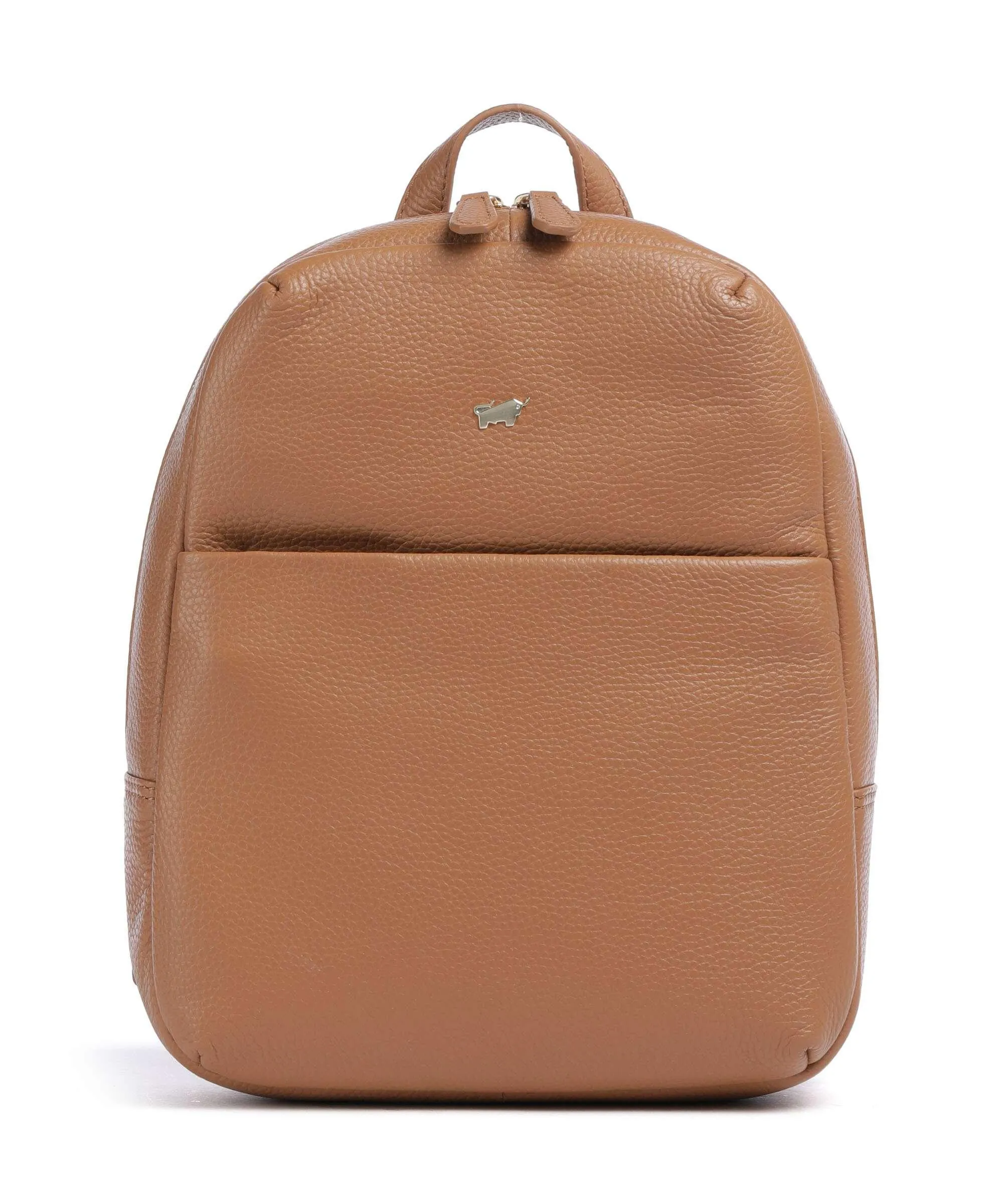  Braun Büffel Hanna Zaino 10″ pelle di vacchetta grana cognac  