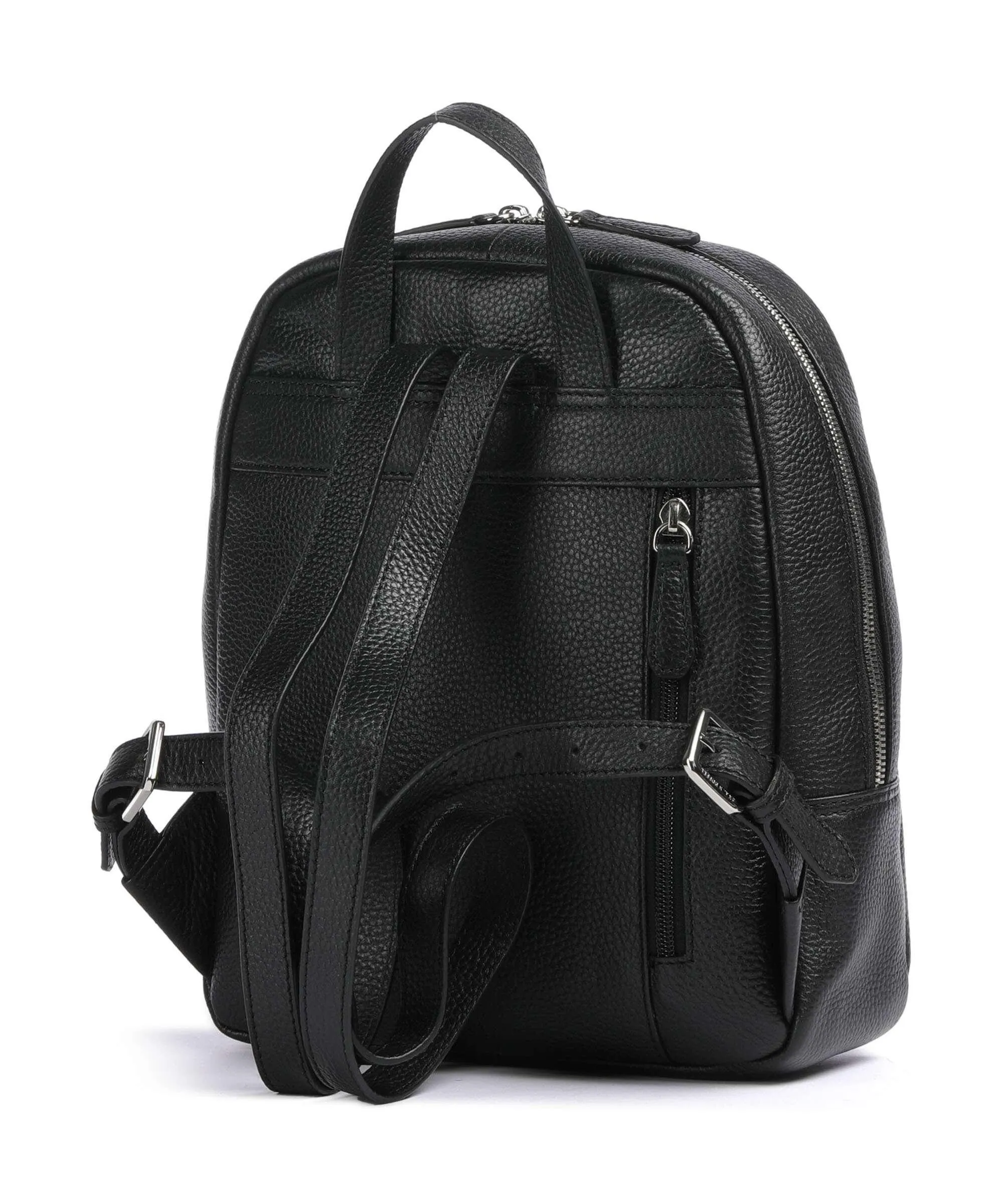 Braun Büffel Hanna Zaino 10″ pelle di vacchetta grana nero  