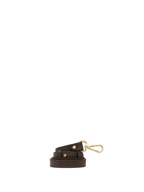Brooke shoulder bag in brown bubble leather