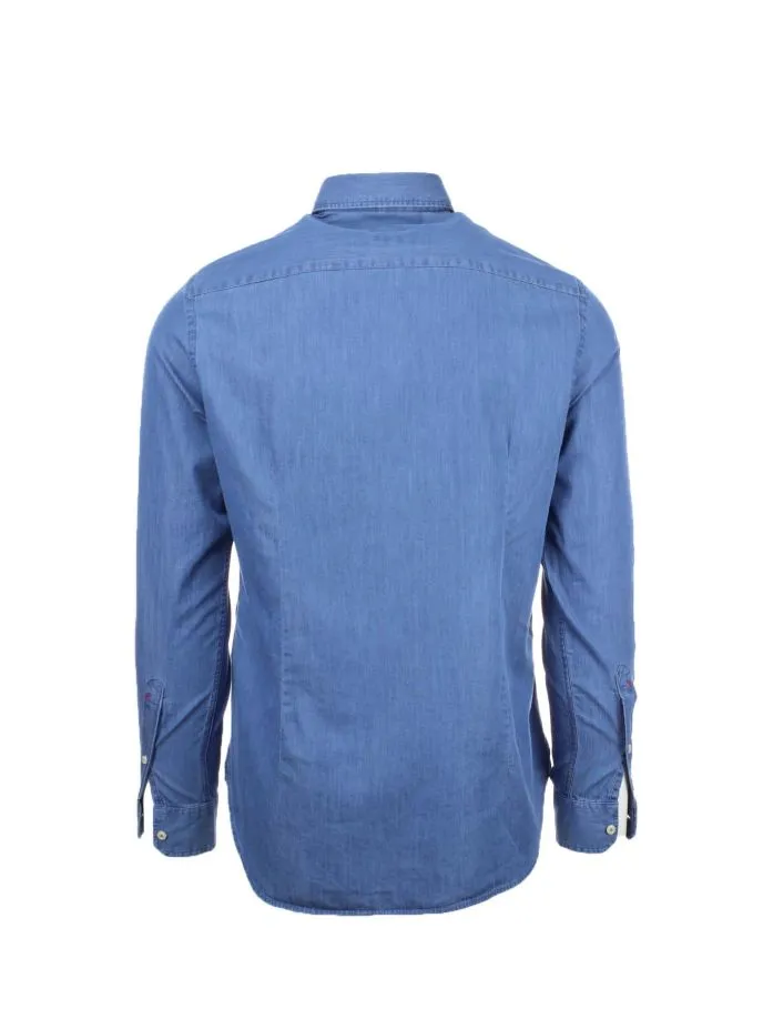 Camicia in jeans manica lunga