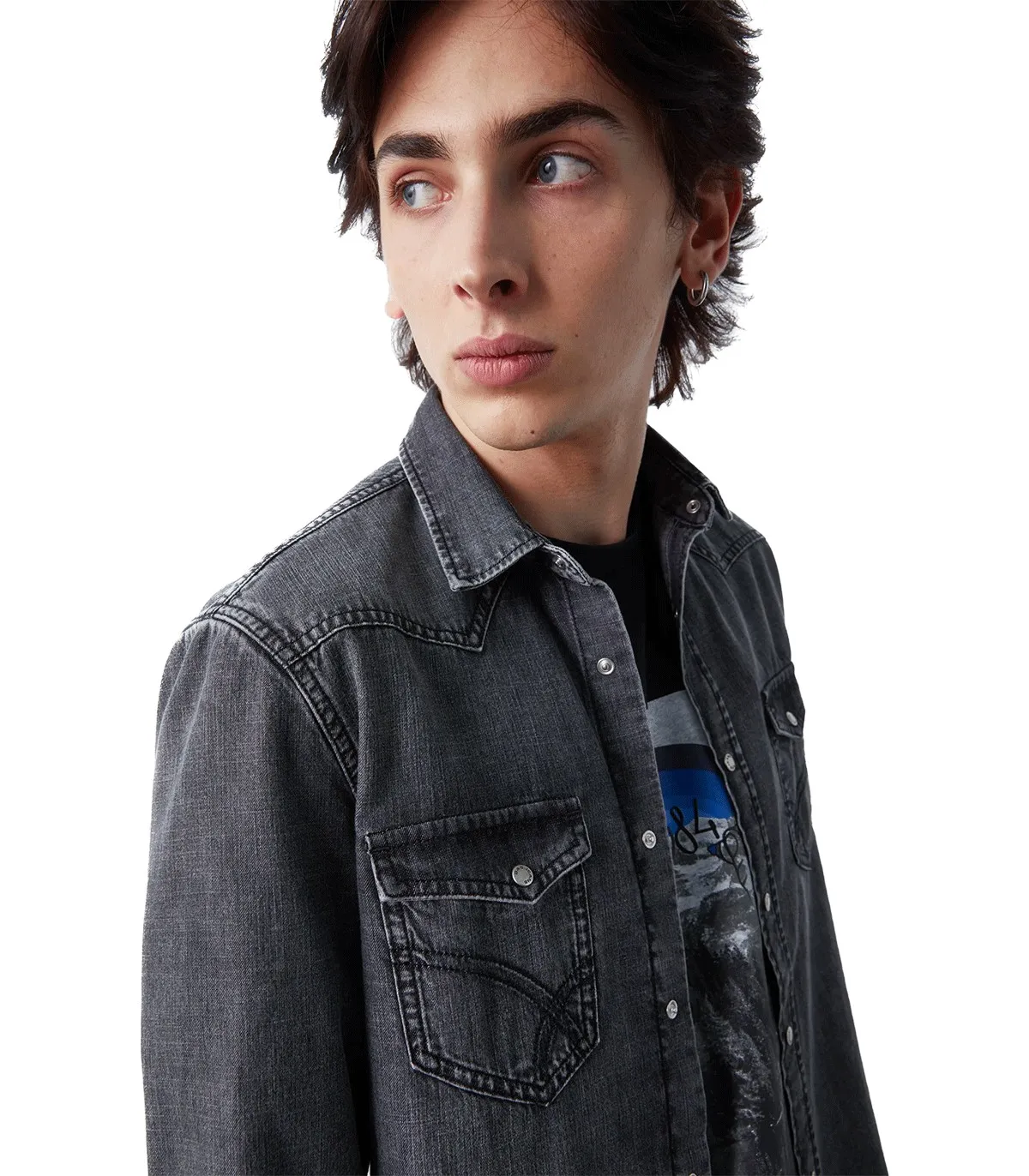 Camicia in Jeans Uomo Gas