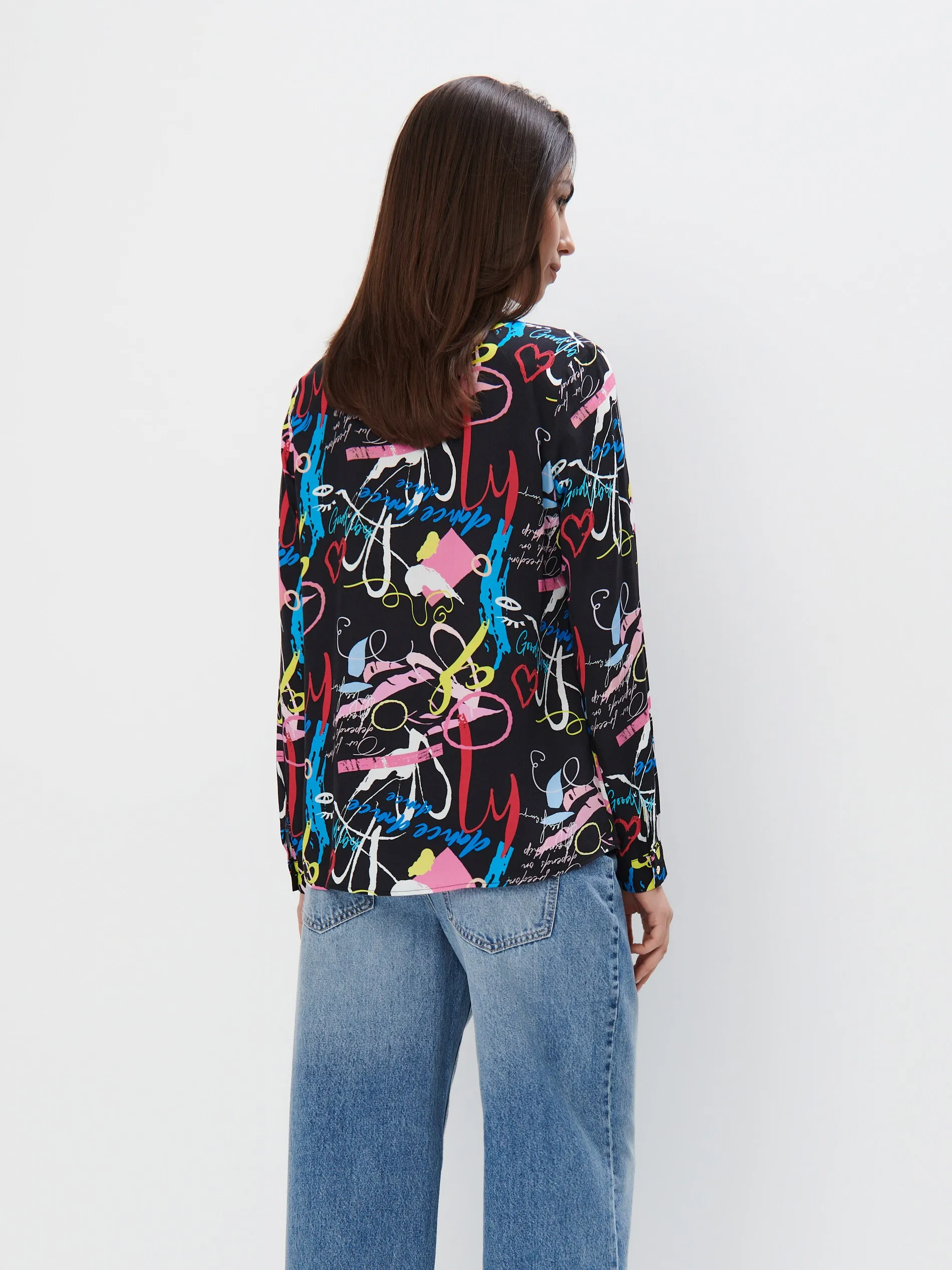 Camicia in misto viscosa