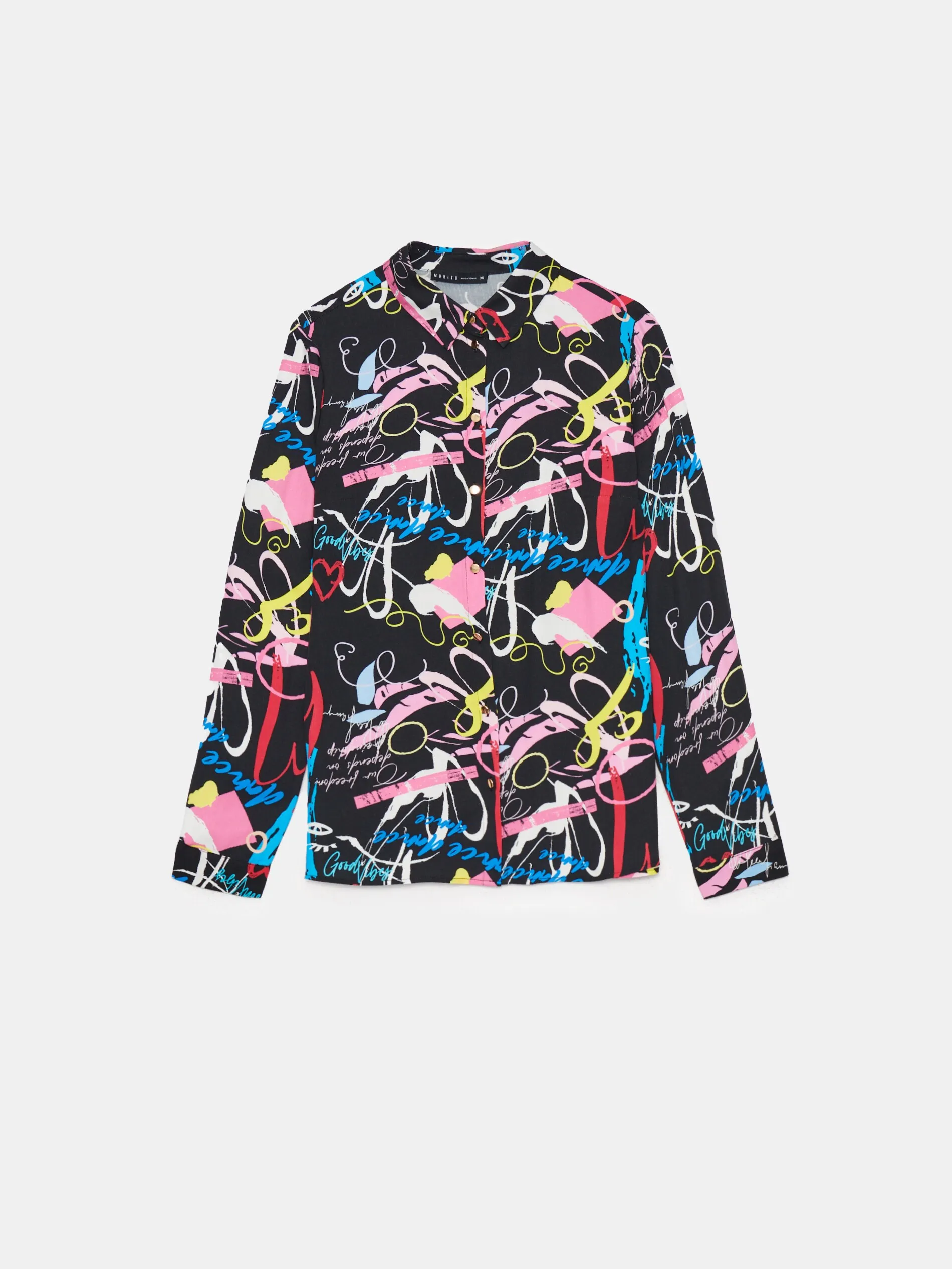 Camicia in misto viscosa