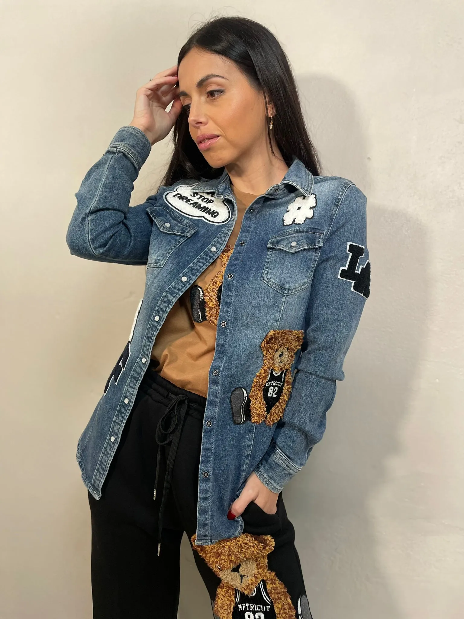 Camicia Jeans Basket Bear