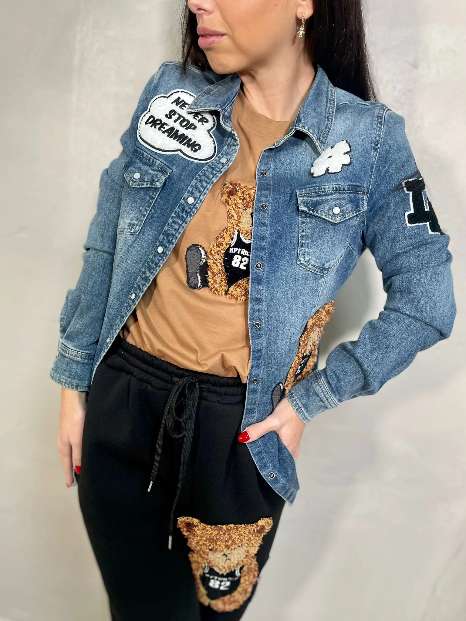 Camicia Jeans Basket Bear