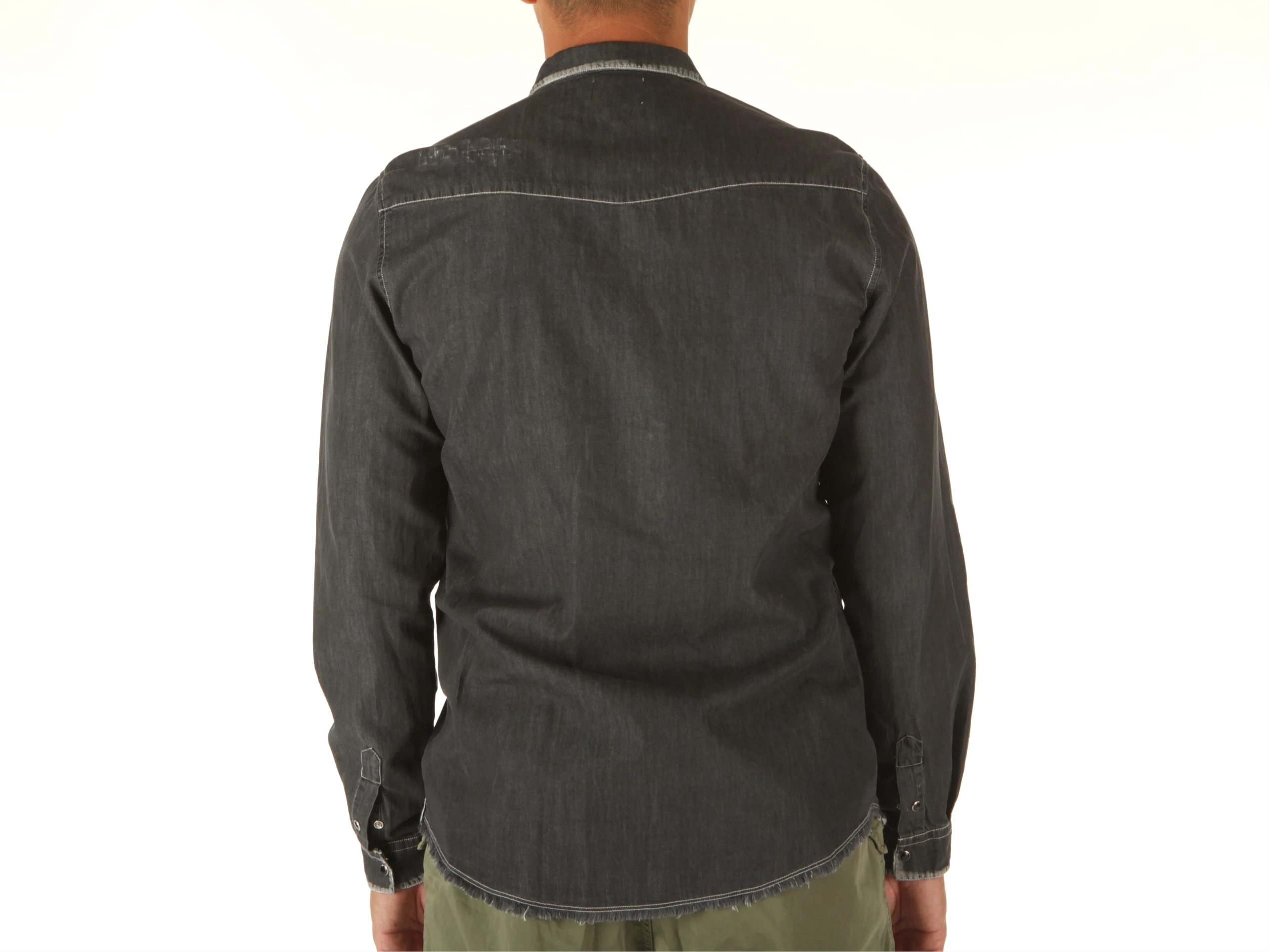 Camicia Jeans Nero