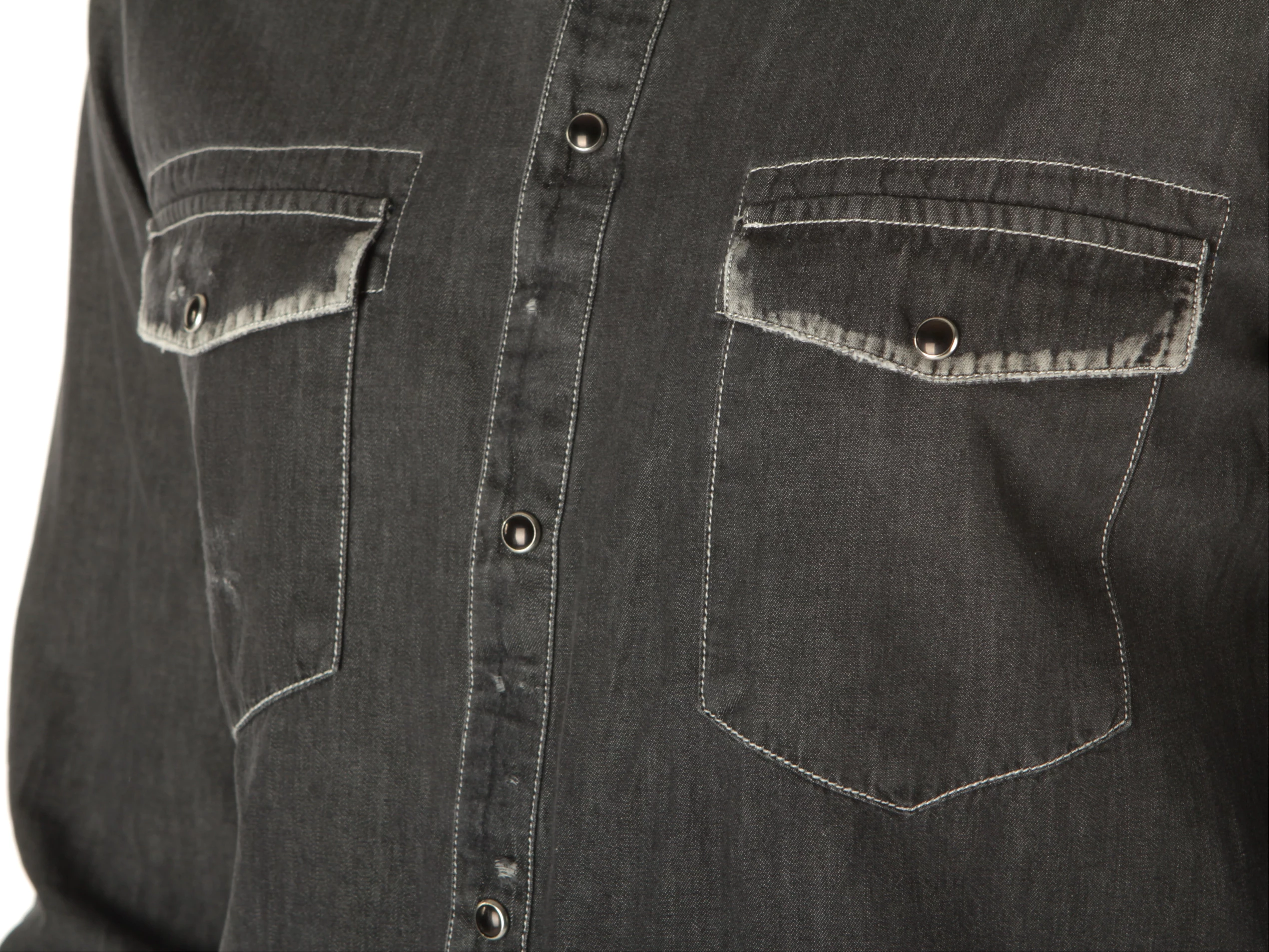 Camicia Jeans Nero