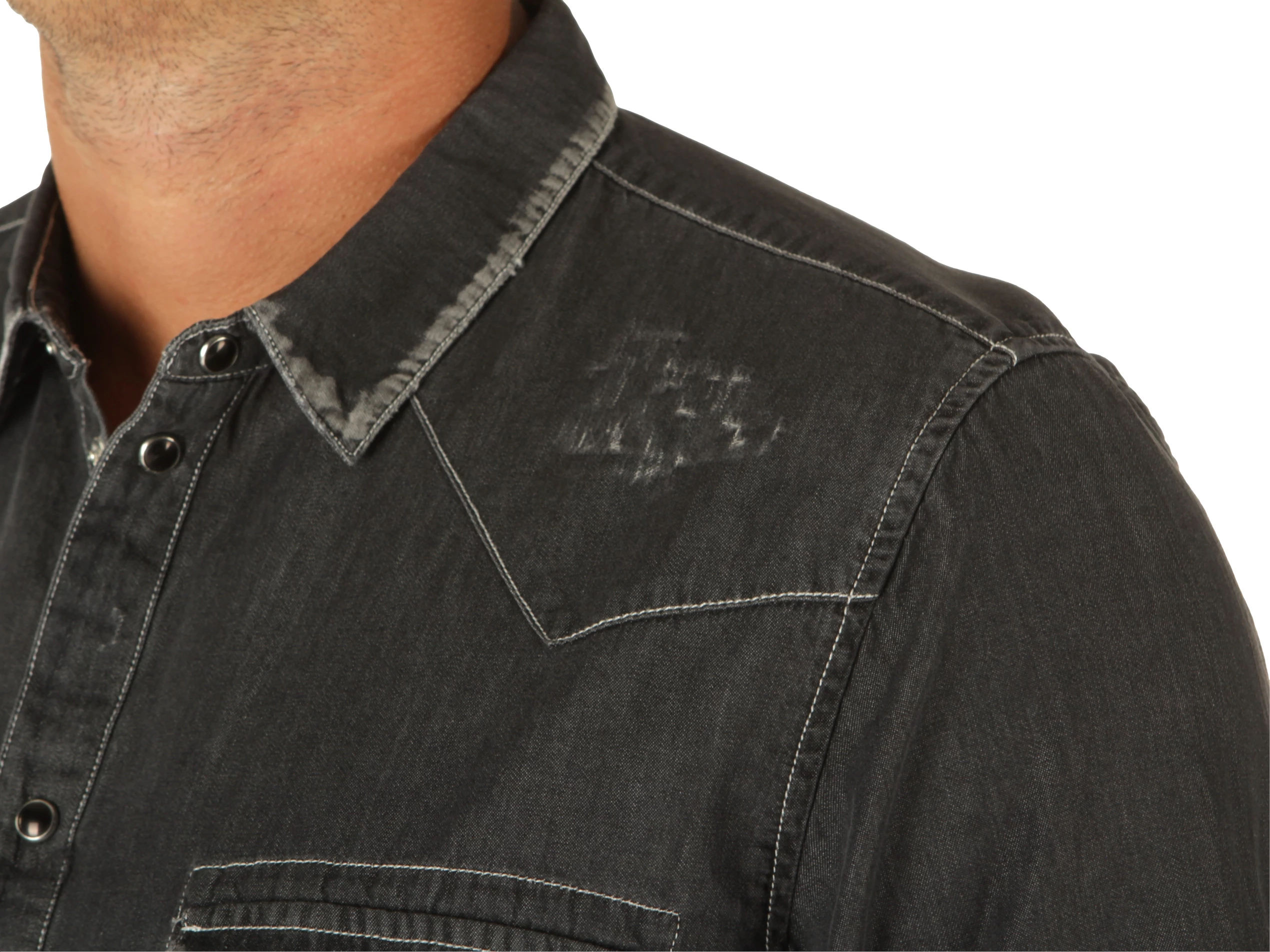 Camicia Jeans Nero