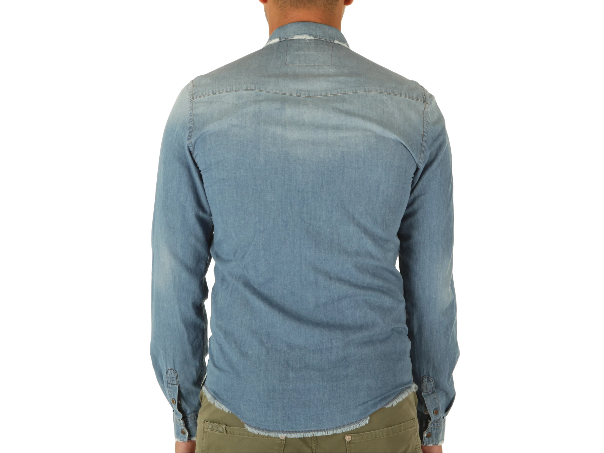 Camicia Jeans Rotture