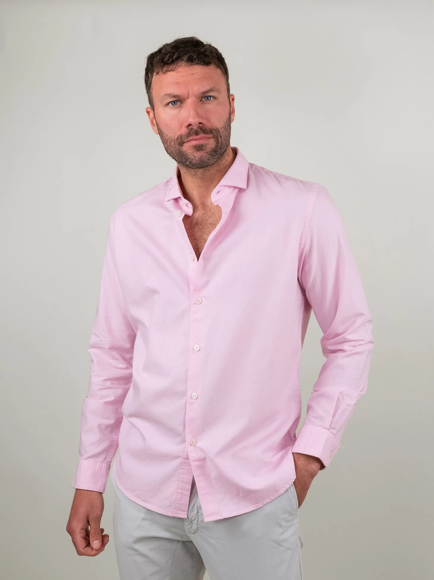 CAMICIA OXFORD ROSA