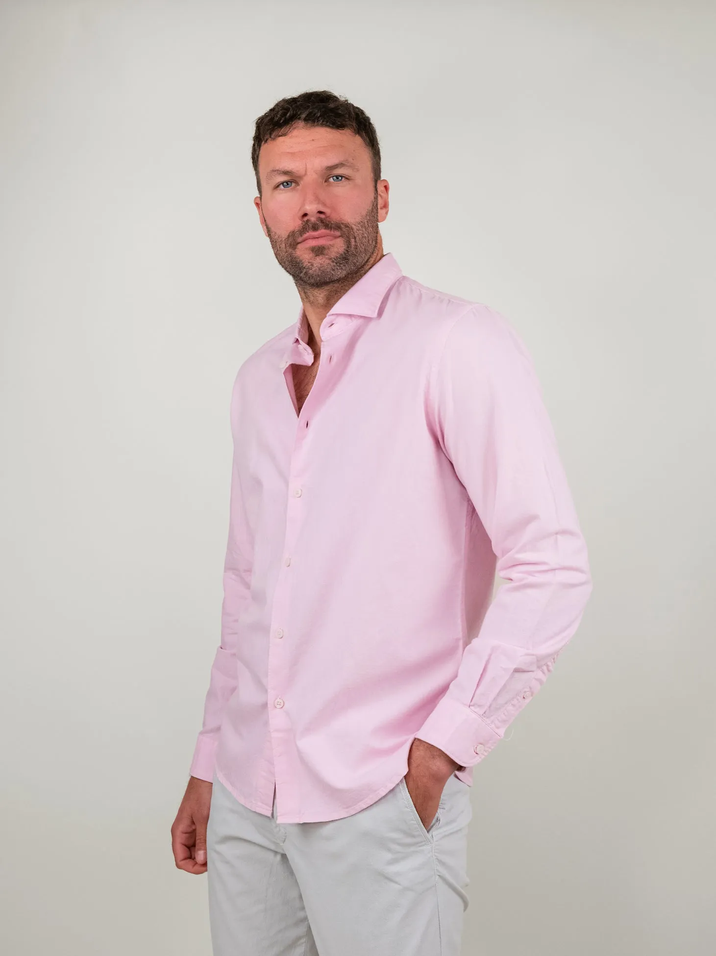 CAMICIA OXFORD ROSA
