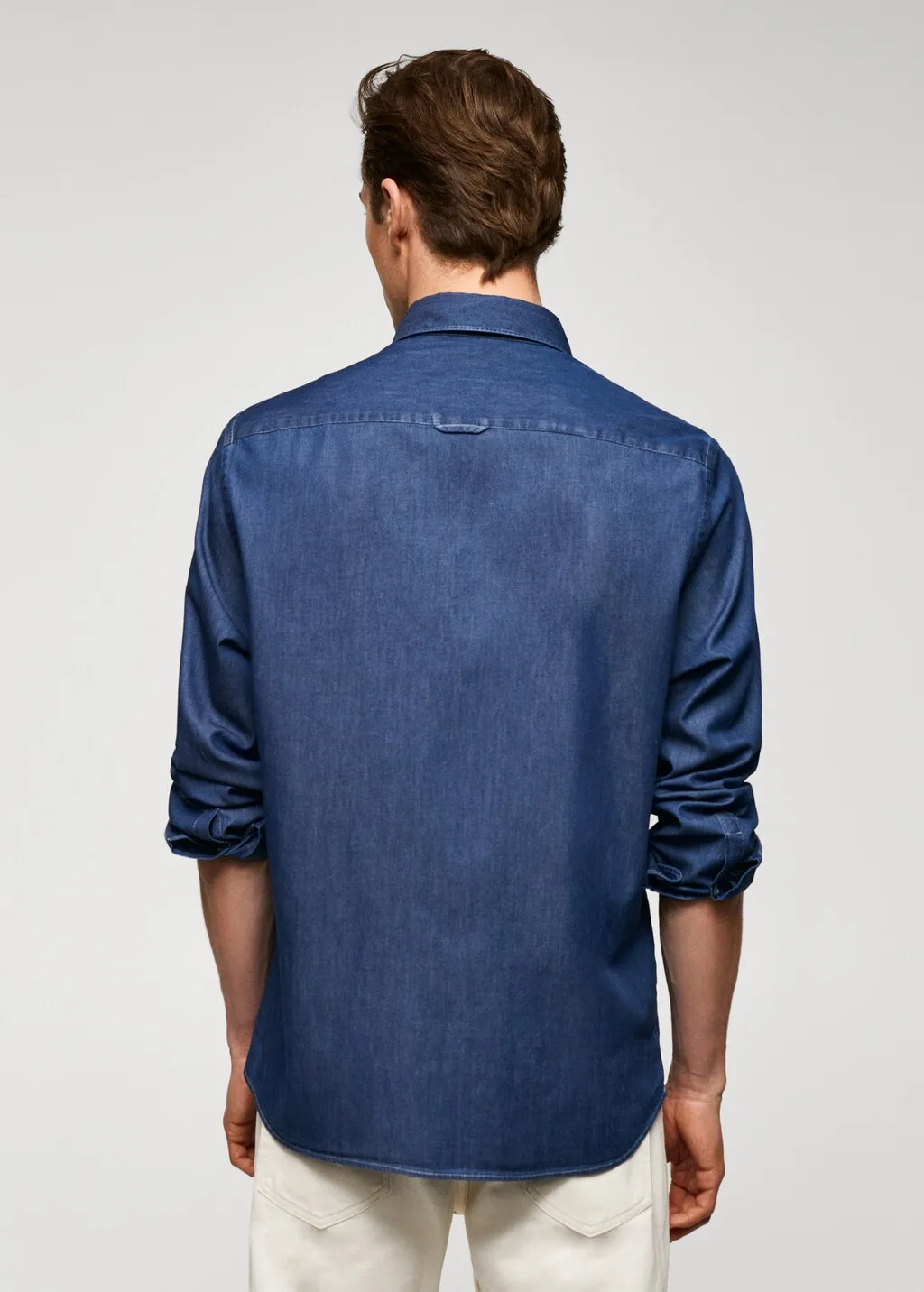 Camicia slim fit jeans tasca