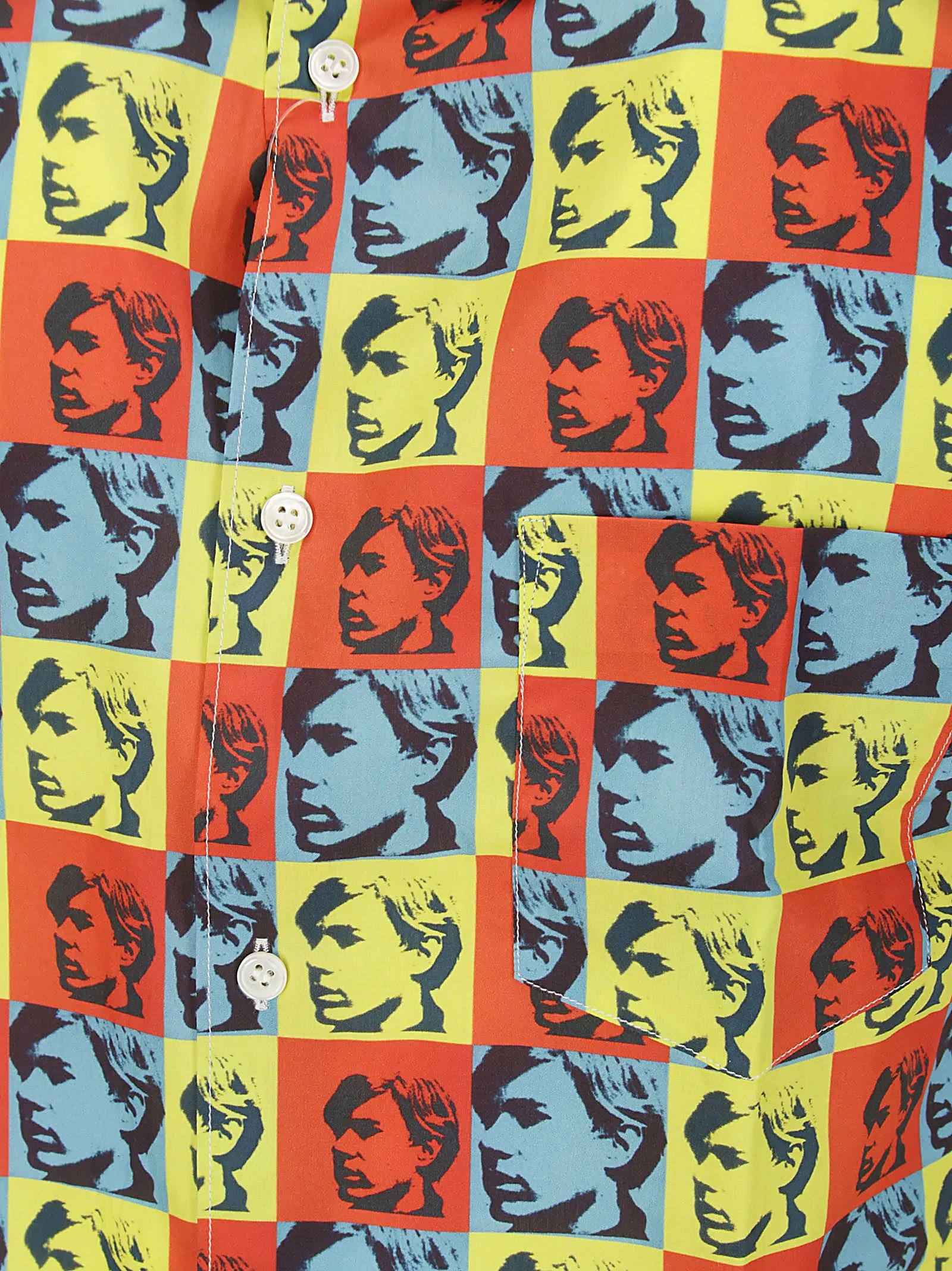 Camicia stampata - Cotton Printed Poplin With Full Print D Andy Warho