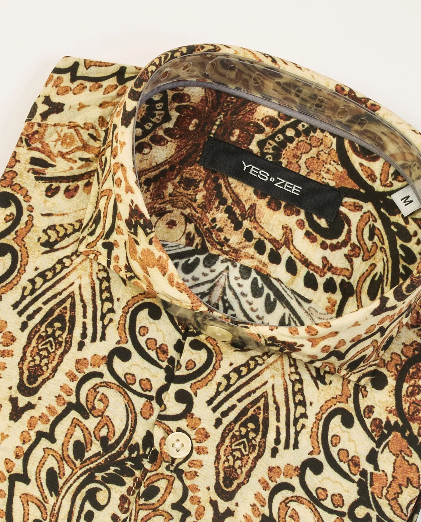 Camicia uomo Yes Zee con collo alla francese
